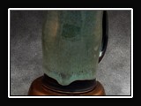 Glaze App H. H. Matte Black (O) (SG146); Seamist (E) (SG160) 2/3; Harmon (D) (SG155) 1/4.			
