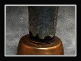 Glaze App T.  T. Matte Black (O) (SG146); Stone Tan (A) (SG146) 3/4; Seamist (E) (SG160) 1/4*.
